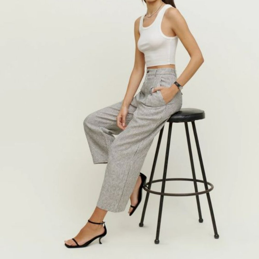 Reformation Genevieve Pant Linen